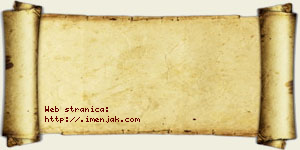 Jagoda Bulatović vizit kartica